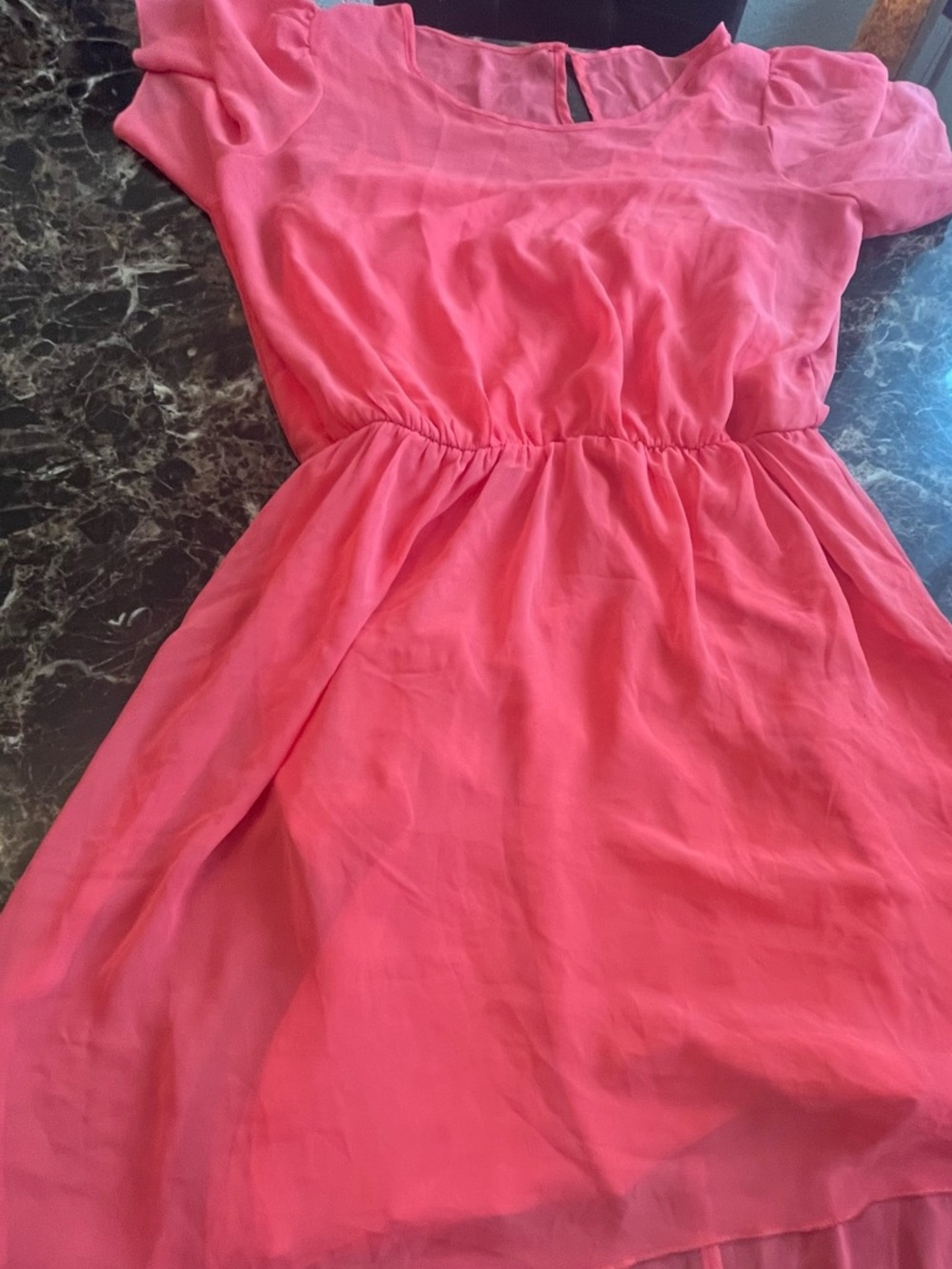 Enfocus Studio High-Low Women’s Dress in Pink